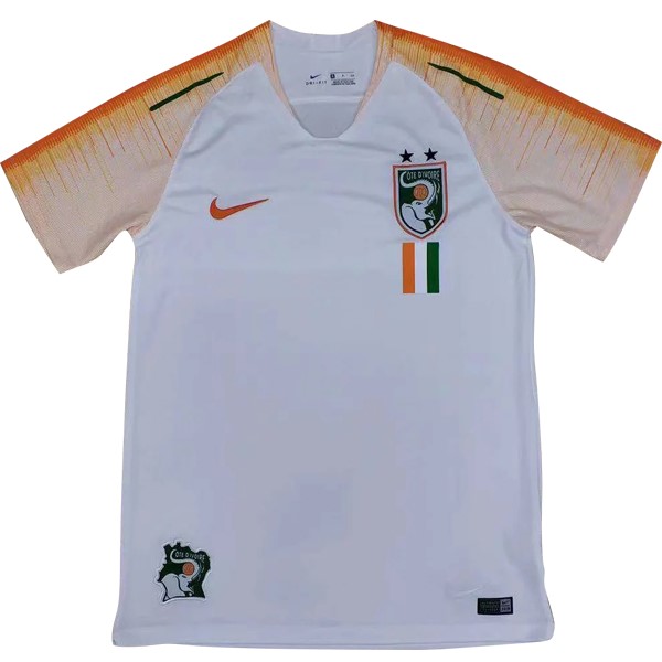 Camiseta Costa De Marfil Replica Primera Ropa 2018 Blanco